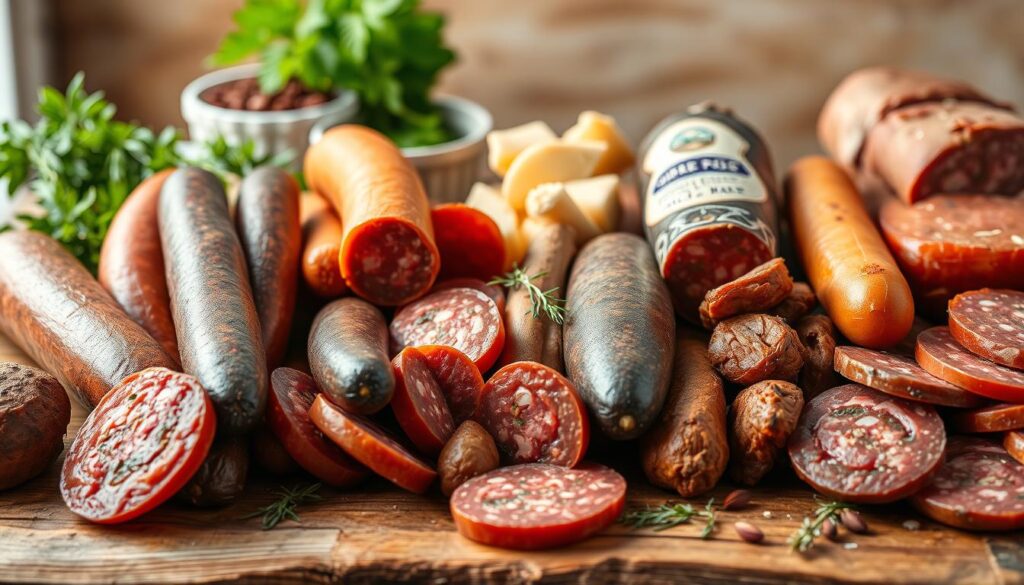 Fermentiertes Fleisch Fermentiertes Fleisch