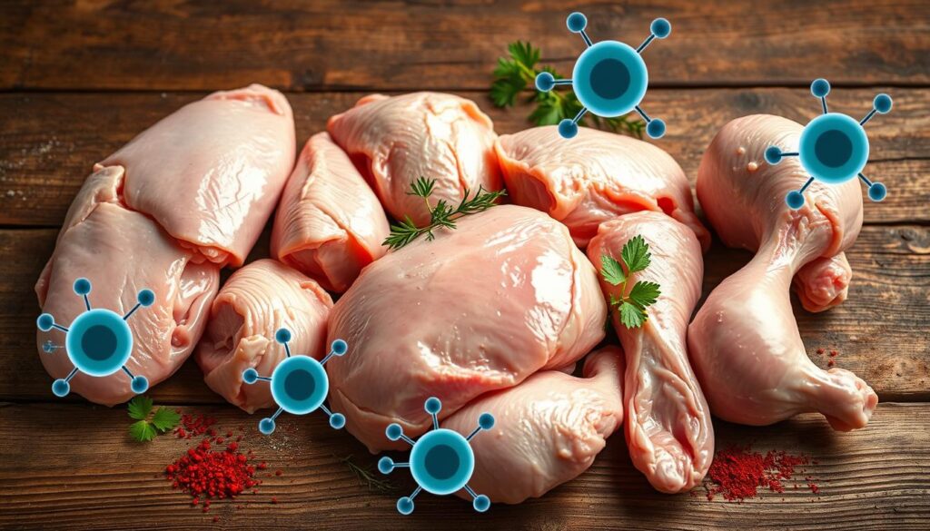 Histamingehalt in frischem Hähnchenfleisch Histamingehalt in frischem Hähnchenfleisch
