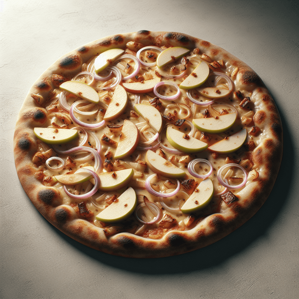 Histaminarmes Apfel zwiebel pizzafladen