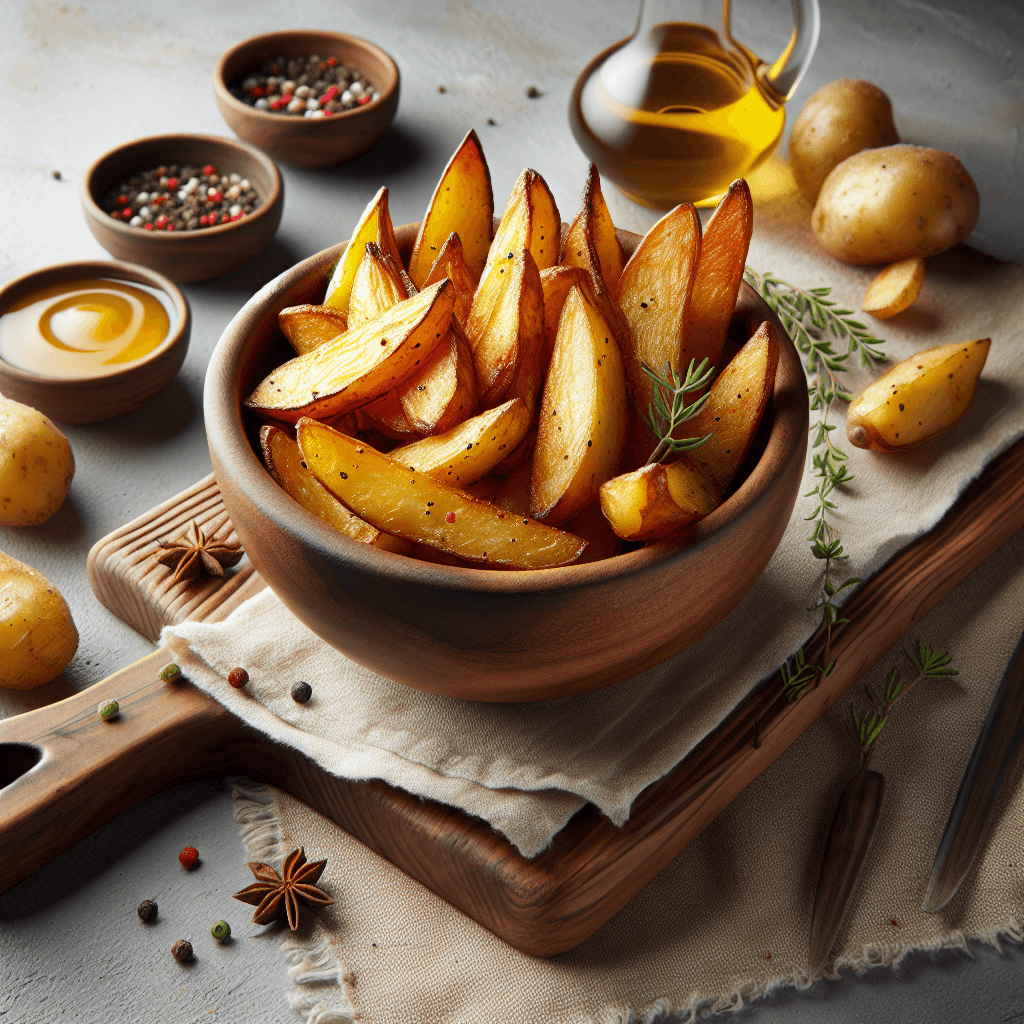 Histaminarmes Backofenkartoffeln ohne fett vegan